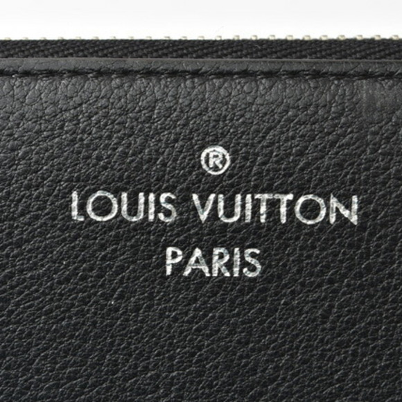 Louis Vuitton M2201-48-lv Veau Cachemire Leather Coin Purse/coin Case Black - Picture 4 of 13